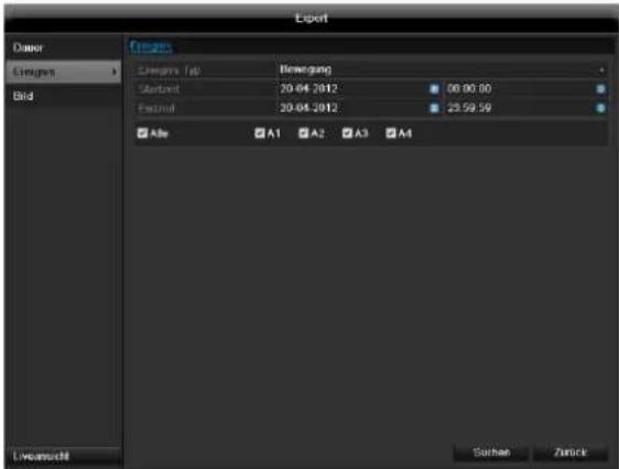 ABUS TVVR60021 - Ereignis (Ereignistyp, Bewegung') - 1