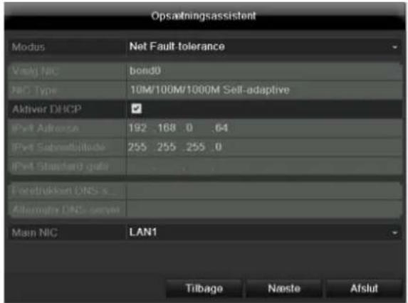 ABUS TVVR60021 - Netværksindstillinger - 1