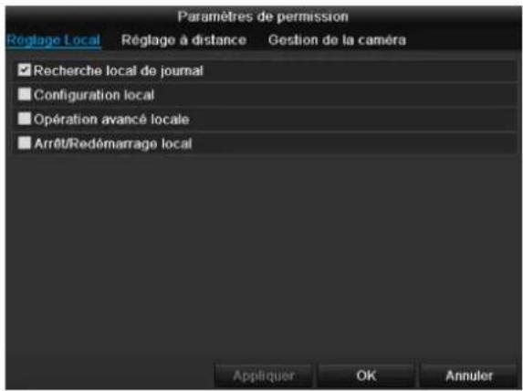 ABUS TVVR60021 - Paramètres de permission - 1