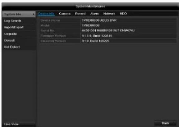 ABUS TVVR60021 - Settings - 3