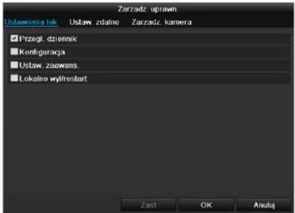 ABUS TVVR60021 - Ustawianie uprawnień - 1
