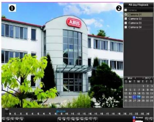 ABUS TVVR60021 - Playback screen - 1