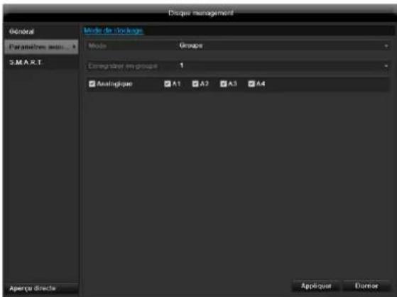 ABUS TVVR60021 - Configurations disques durs des caméras - 2