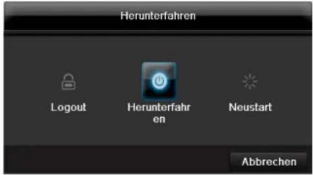 ABUS TVVR60011 - Gerät ausschalten, sperren, neu starten - 1