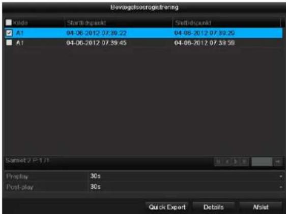 ABUS TVVR60011 - Hændelse (hændelsestype, Bevægelsesregistrering') - 2