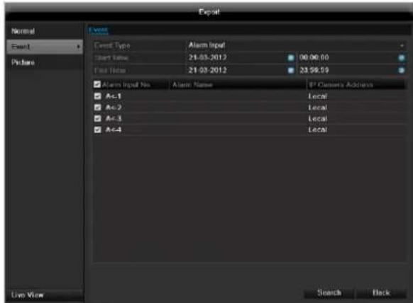 ABUS TVVR60011 - Event (event type 'Alarm input') - 1