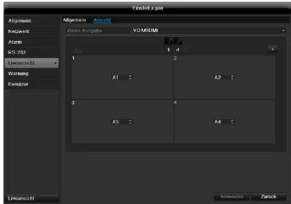 ABUS TVVR60011 - Kameraausgang einstellen - 1