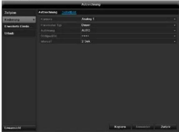 ABUS TVVR60011 - Kodierung - 2