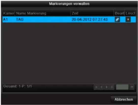 ABUS TVVR41220 - Wiedergabe verlassen - 1