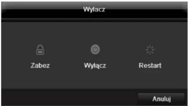 ABUS TVVR41220 - Wyłączanie, blokowanie, restartowanie urządzenia - 1