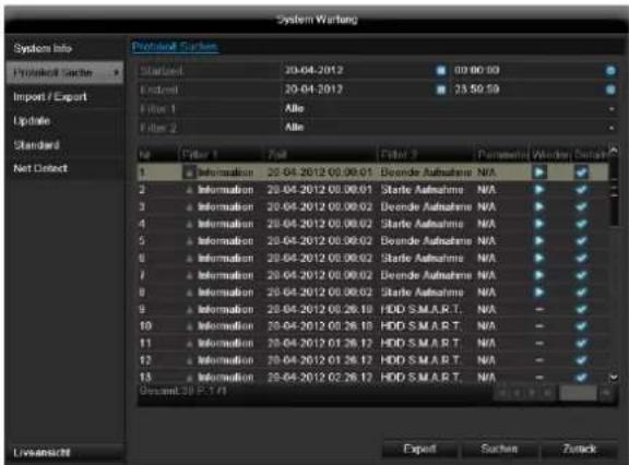 ABUS TVVR41220 - Wyszukiwanie protokołu - 1