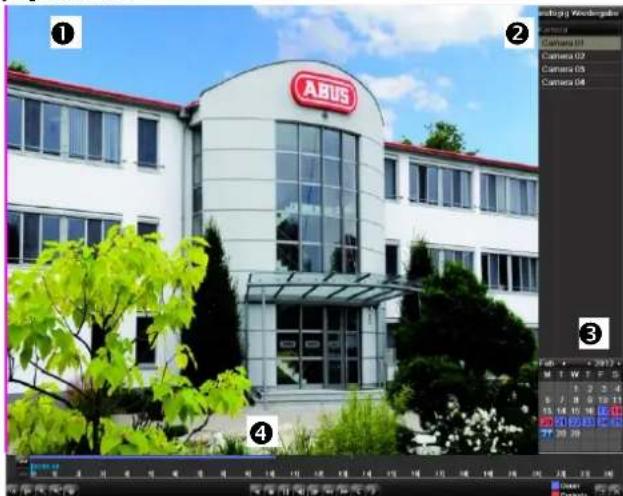 ABUS TVVR41220 - Экран Воспроизведения - 1