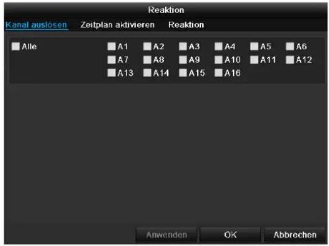 ABUS TVVR41220 - Wyzwalanie kanału - 1