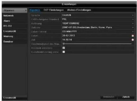 ABUS TVVR41220 - Konfiguration - 1