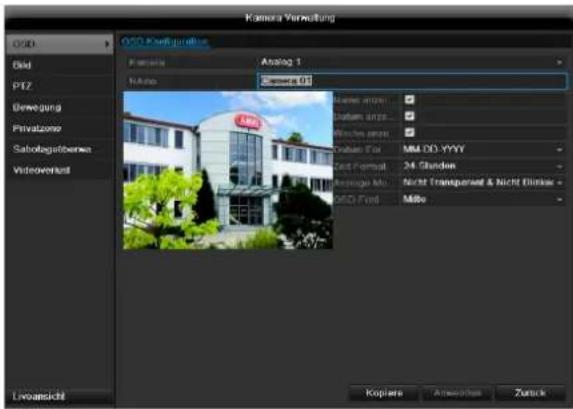 ABUS TVVR41220 - OSD - 1