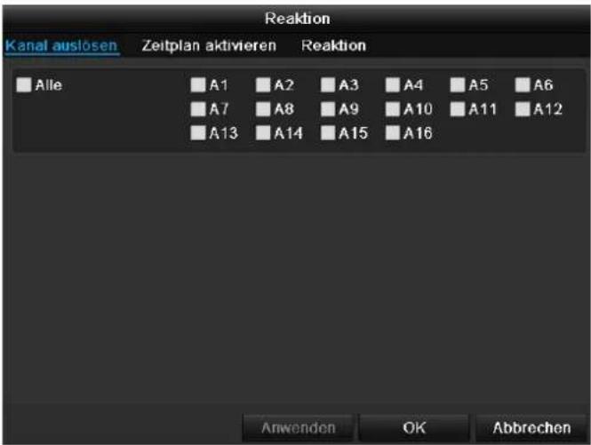 ABUS TVVR41220 - Kanal auslösen - 1