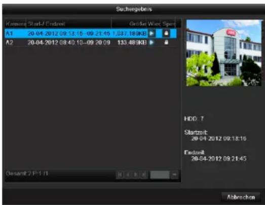 ABUS TVVR41220 - Wiedergabe - 2