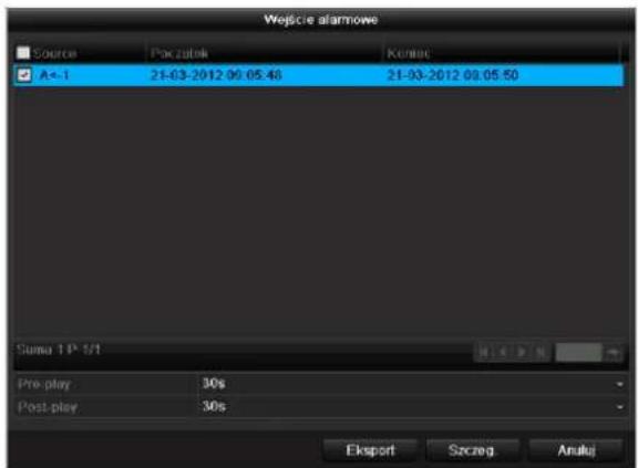 ABUS TVVR41220 - Zdarzenie (typ zdarzenia, Ruch') - 2