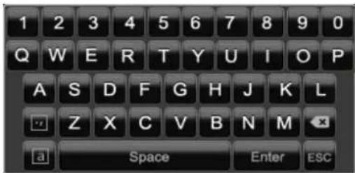 ABUS TVVR41220 - On-screen keyboard - 1