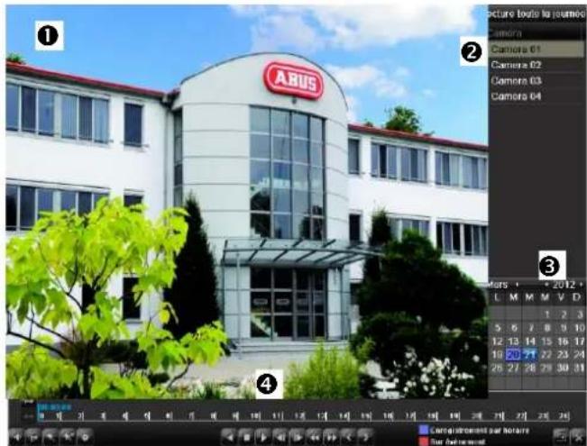 ABUS TVVR41220 - L'écran de visualisation - 1