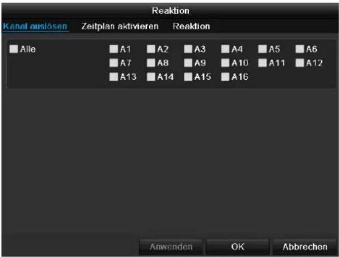 ABUS TVHD80100 - Kanal auslösen - 1