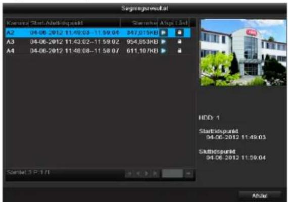 ABUS TVHD80100 - Afspilning - 2