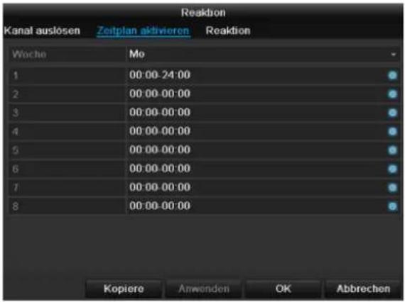 ABUS TVHD80100 - Harmonogram - 1