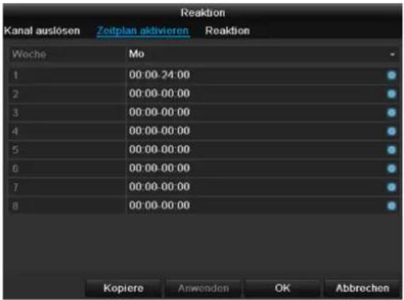 ABUS TVHD80100 - Harmonogram - 1