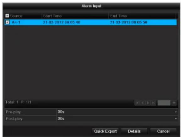 ABUS TVVR45030 - Event (event type 'Motion') - 2