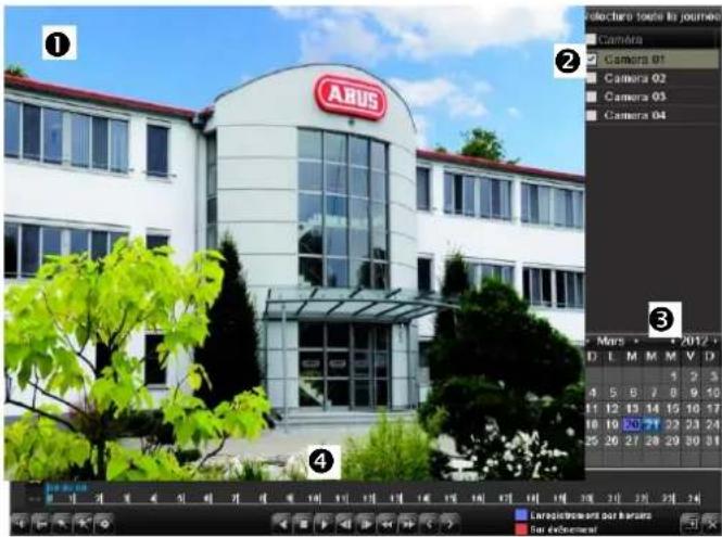 ABUS TVVR45030 - L'écran de visualisation - 1