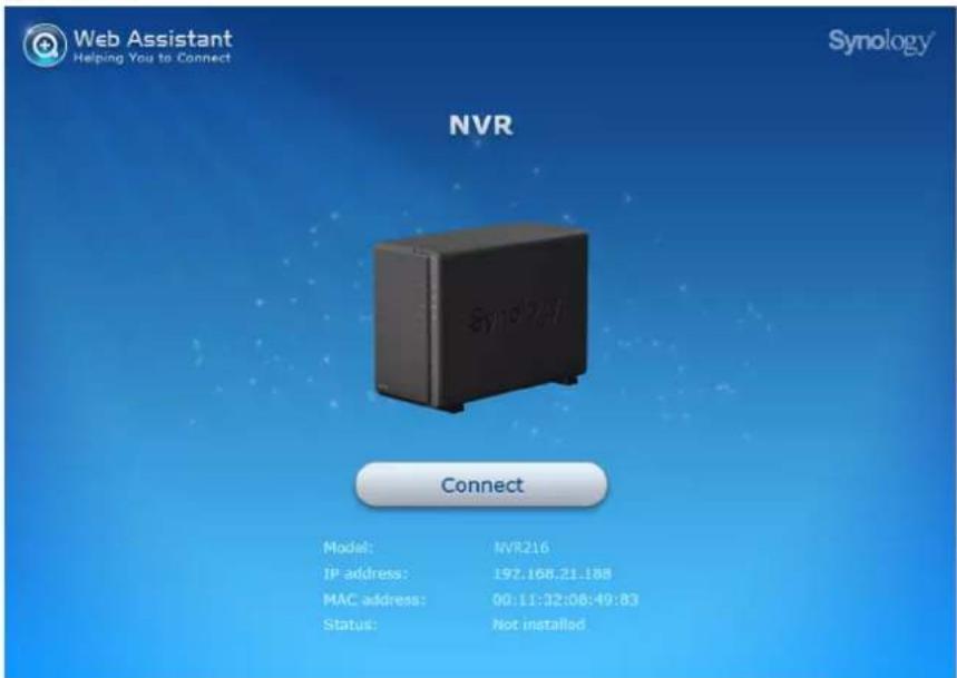SYNOLOGY NVR216 - Installation de DSM avec Web Assistant - 1