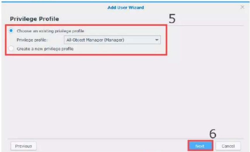 SYNOLOGY NVR216 - Créer un utilisateur de type spectateur - 2