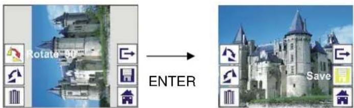 Reflecta 3in1 - Playback: Rotate/Save - 1
