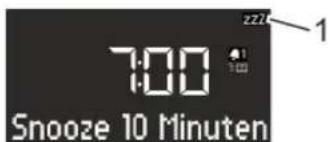 SONORO CD - Snooze einstellen - 1