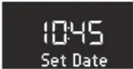 SONORO CD - Ajuste manual de la Fecha - 1