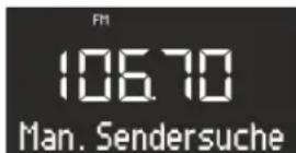 SONORO CD - Manuelle Sendersuche - 1