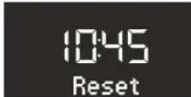 SONORO CD - Gendnelse af apparatets standardindstlinger - 1