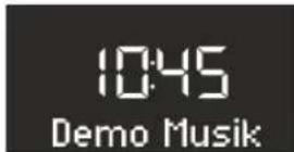 SONORO CD - Demo Musik ein-/ausschalten - 1