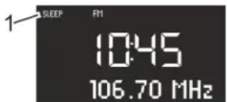 SONORO CD - Réglage de la fonction sleep timer - 1