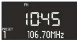 SONORO CD - Storing FM stations - 1