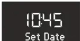 SONORO CD - Manuel indstilling af datoen - 1