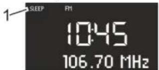 SONORO CD - Attivazione dello sleep timer - 1