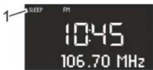 SONORO CD - Aktivering af Sleep Timer - 1