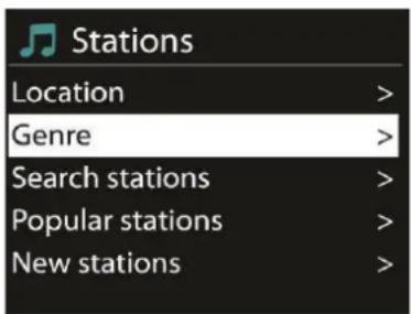 Auna Connect 150 - Station list - 1