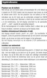 Ciclo CM206 - INSTRUCCIONES BEDIENINGSHANDLEIDING - 6