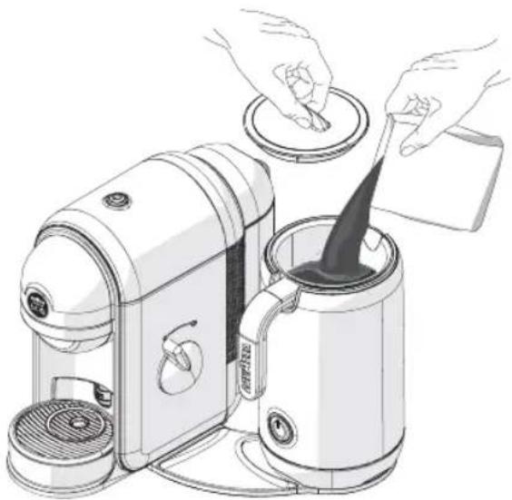 Lavazza A Modo Mio Minu LM 500 - PREPARATION DU CHOCOLAT CHAUD - 1