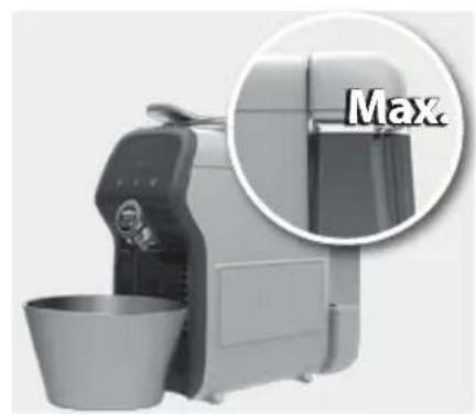 Lavazza Magia LM 6050 - Il contenitore delle capsule usate è dotato di una finestrella trasparente posta frontalmente per vedere la quantità di capsule usate. - 6