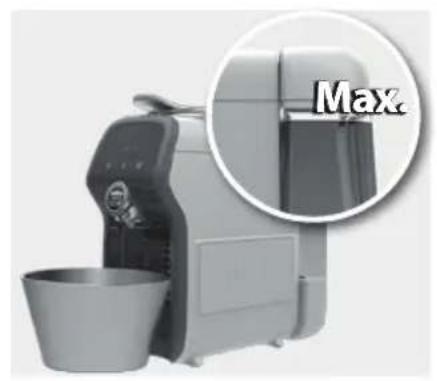 Lavazza A Modo Mio Magia LM 6000 - Il contentatore delle capsule usate è dotato di una finestrella traspa-rente posta frontalmente per vedere la quantità di capsule usate. - 6