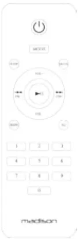 MADISON MADCENTER120 - REMOTE CONTROL - 1