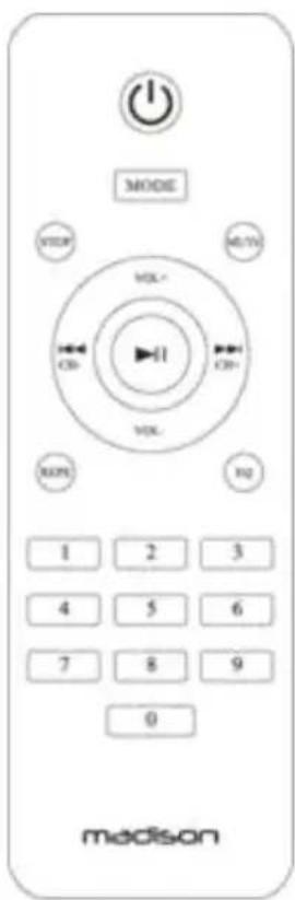 MADISON MADCENTER120 - CONTROLE REMOTO - 1